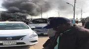 اندلاع حريق كبير في البصرة العراقية بعد هجوم على منشآت تخزين نفطية أجنبية