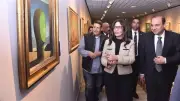 وزيرة الثقافة تفتتح معرض كنوز الأوبرا التشكيلية بالتزامن مع حفل عمر خيرت