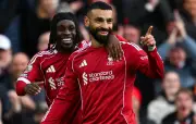 محمد صلاح يسجل هدفاً حاسماً في فوز ليفربول على فولهام بالدوري الإنجليزي