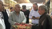 محافظ الدقهلية يقوم بجولة مفاجئة في سوق الجملة بالمنصورة لمراقبة الأسعار