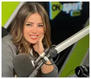 دينا سليم تقدم برنامج 'الكورة فن' على ON Sport FM كل جمعة
