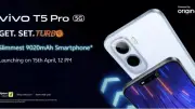 هاتف Vivo T5 Pro يثير الضجة بمواصفات استثنائية قبل إطلاقه الرسمي