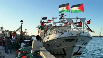 إعلام إسرائيلي: اعتقال 100 مشارك في الأسطول البحري المتجه إلى غزة