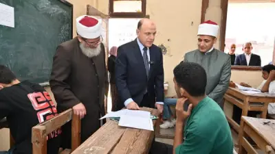 محافظ الغربية يتفقد لجان امتحانات الشهادة الإعدادية الأزهرية ويؤكد: 13506 طلاب بـ179 لجنة