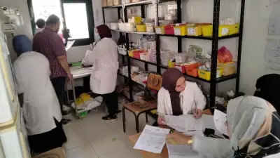 تقديم 1588 خدمة طبية خلال قافلة مجانية في كفر الشيخ