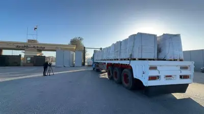 الهلال الأحمر يطلق القافلة 188 بـ 3970 طن مساعدات إلى غزة