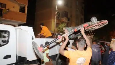 رفع 193 حالة إشغال في حملة مكبرة بحي شرق أسوان