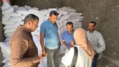 ضبط 20 طن ملح مجهول المصدر في مصنع تعبئة بأسيوط