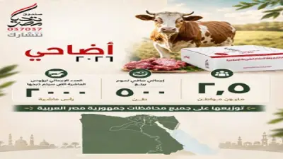 صندوق تحيا مصر يطلق مبادرة أضاحي لدعم 2.5 مليون مواطن للعام الثالث