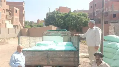 ضبط 3 أطنان دقيق مدعم قبل بيعها في السوق السوداء ببني سويف
