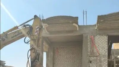 إزالة تعديات على 3 أفدنة زراعية ومبنى مخالف في كرداسة