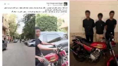 ضبط 3 أجانب لقيادتهم دراجة نارية برعونة في الجيزة بعد تداول فيديو