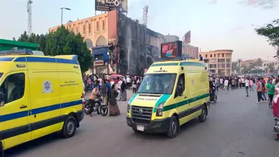 محافظ القليوبية يتابع حريق العبور.. 3 سيارات إطفاء و4 إسعاف