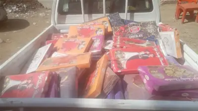 ضبط 3500 قطعة شيكولاتة فاسدة في حملة تموينية بالفيوم