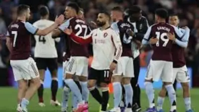 أستون فيلا يحقق فوزاً كبيراً على ليفربول 4-2 ويضمن دوري الأبطال