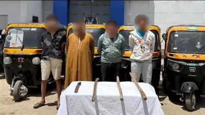 ضبط 4 سائقي توك توك في الفيوم بعد مشاجرة بالأسلحة البيضاء