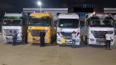 ضبط 4 سائقين قاموا بحركات استعراضية خطيرة بسيارات نقل في موكب زفاف بدمياط