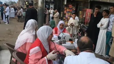 478 خدمة صحية قدمتها فرق المبادرات لمواطني دمياط في عيد الأضحى