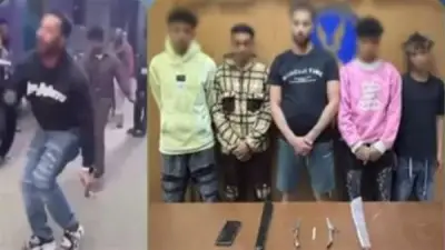 ضبط 5 أشخاص بالوراق لرقصهم بأسلحة بيضاء في الشارع واعترافات بالمزاح