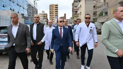 محافظ الغربية يتفقد مستشفى أورام طنطا الجديد ونسبة الإنجاز تتجاوز 54%