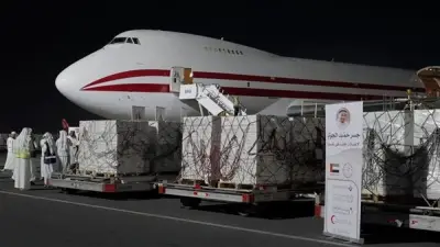 اختتام حملة جسر حميد الجوي بـ600 طن مساعدات لغزة