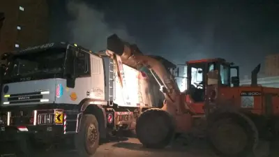 رفع 650 طن مخلفات من أرض الرخام بالمنيرة الغربية في الجيزة