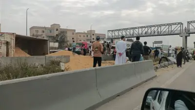 إصابة 7 أشخاص في انقلاب سيارة بكورنيش الإسكندرية