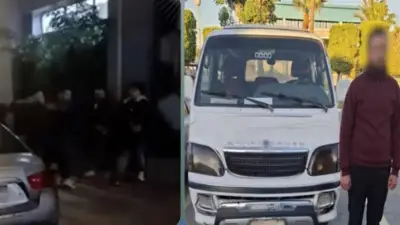 ضبط سائق ميكروباص تعدى بالضرب على طالب بالشرقية