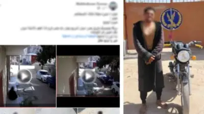 سقوط لص سرق دراجة نارية بأسوان بعد تداول فيديو الشكوى