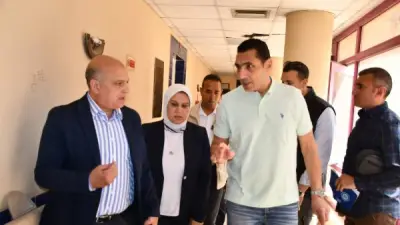 وزير الرياضة يتفقد أعمال تطوير مركز الطب الرياضي بمدينة نصر