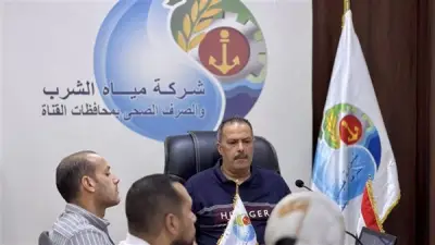 متابعة تنفيذية لخط التحلية المغذي لقرى شمال العين السخنة