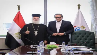 وزير الصحة يبحث مع بابا الروم الأرثوذكس إنشاء مستشفى جديد بالإسكندرية