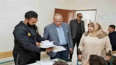 وكيل تعليم بورسعيد يتفقد امتحانات شهر أبريل بمدرسة سعد زغلول الإعدادية
