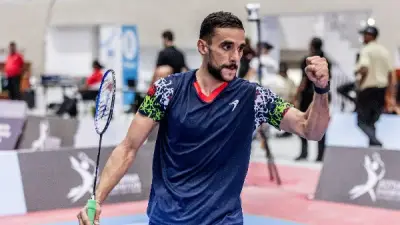 أدهم حاتم ونور يسري يتأهلان لبطولة العالم للريشة الطائرة في نيودلهي