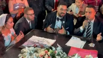 أحمد السقا شاهد على عقد قران الفنان محمد محسن