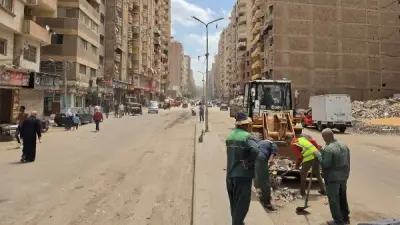 الجيزة تطلق حملة نظافة مكبرة بشارع كعبيش فيصل لتحسين الطريق