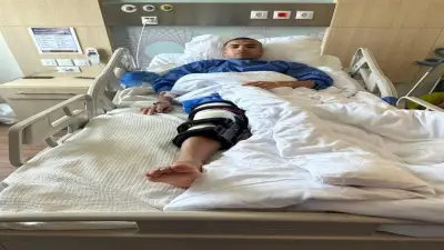 مصطفى الشهدي يجري جراحة الرباط الصليبي بنجاح تحت إشراف اتحاد الكرة