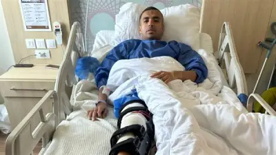 مصطفى الشهدي بعد جراحة الرباط الصليبي: راض بقضاء الله وقدره