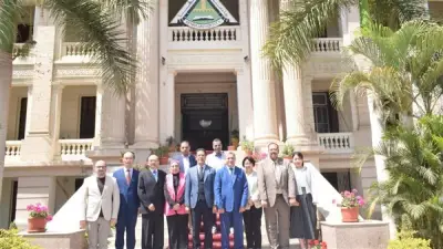 رئيس جامعة بنها يبحث تعزيز التعاون مع وفد جامعة وسط الصين الزراعية