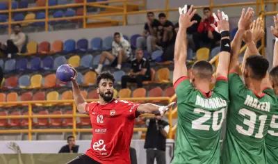 فريق كرة اليد بالأهلي يتصدر المجموعة الثانية في كأس الكؤوس الإفريقية
