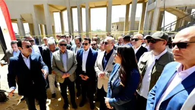 وزيرة الإسكان ومحافظ الفيوم يتفقدان محطتي معالجة كحك ويوسف الصديق