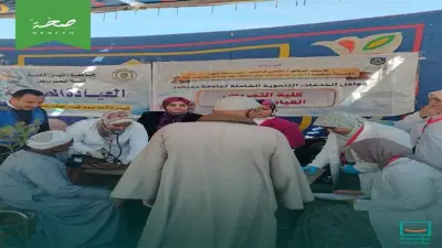 قافلة حياة كريمة تصل إلى أبو سعيفة بالبحيرة لتقديم خدمات طبية وتنموية