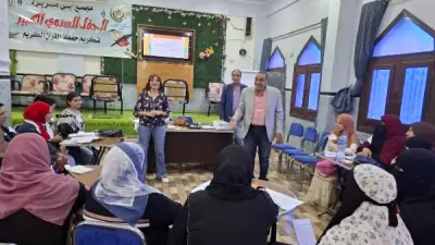 ورش تدريبية لميسري مبادرة لا أمية مع تكافل بالمنيا