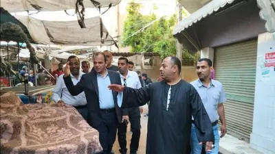 ميت غمر تواصل تطوير الشوارع وتحقيق السيولة المرورية في سوق الخضار