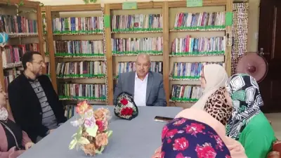 رئيس دار الكتب يتفقد مكتبة الخيالة بعين الصيرة بعد تجهيزها