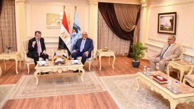 رئيس العربية للتصنيع يبحث مع سفير أرمينيا تعزيز التعاون الصناعي