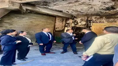 النيابة الإدارية تحقق في حريق محل ملابس بالجيزة وإصابة طالبات باختناق