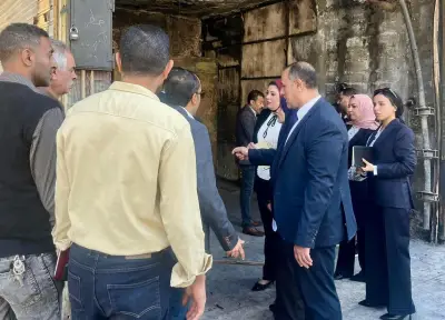 النيابة تعاين حريق ميدان الجيزة وتكلف الأدلة الجنائية بفحص الموقع