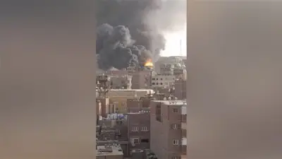 تفاصيل حريق طموة: عقب سيجارة يشتعل بمخلفات أعلى عقار في الجيزة