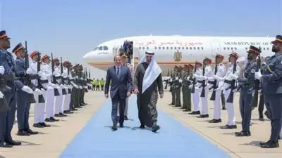السيسي لبن زايد: ما يمس الإمارات يمس مصر وندين الاعتداءات الإيرانية
